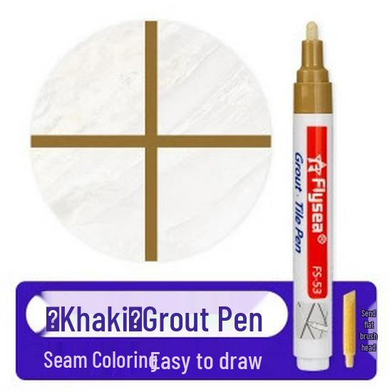 Color-Changing Waterproof Grout Pen: Anti-Mold, Anti-Slip Tile Seam Filler for Floors