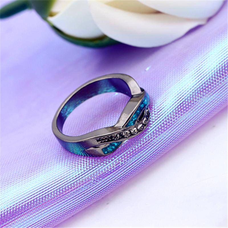Elegant Blue Opal Ring For Women Featuring Floral Design And Luxurious Materials