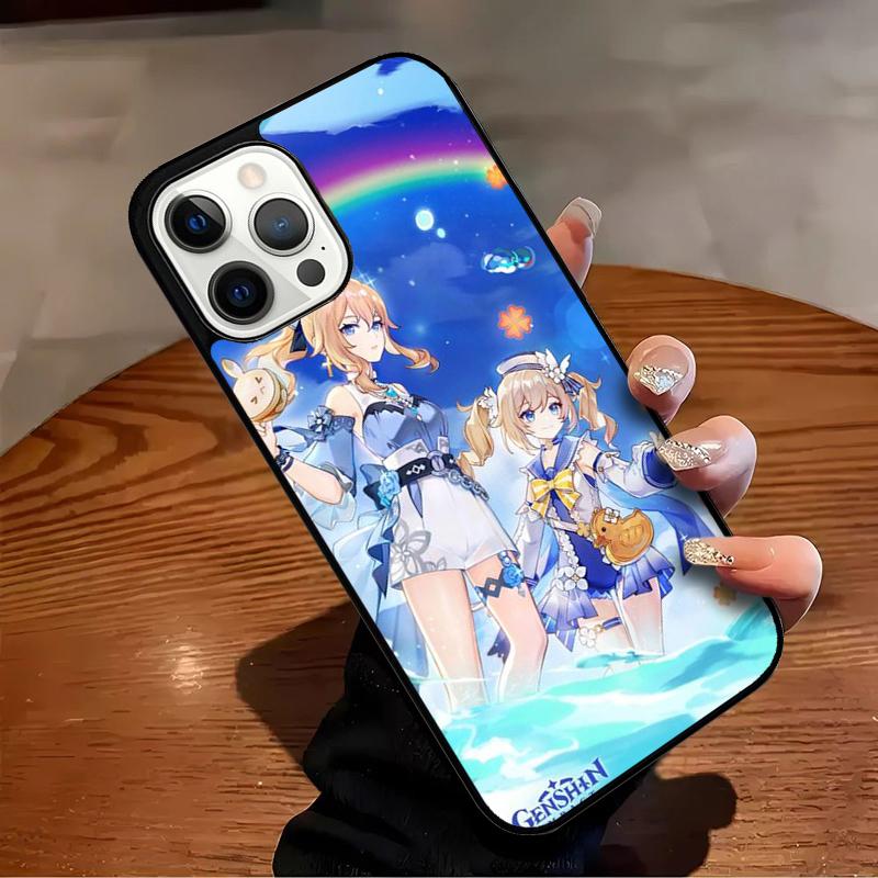 Game Genshin Impact Cute Phone Case For iPhone 17 Air 16 15 14 13 12 11 Pro Max Max Plus Bumper Case Cover