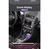 Upgraded 120W PD+USB Quick Charger with 2 Retractable Cable Fast Charging Car Phone Charge W/ Ambient Light 4 In 1 Power Adapter