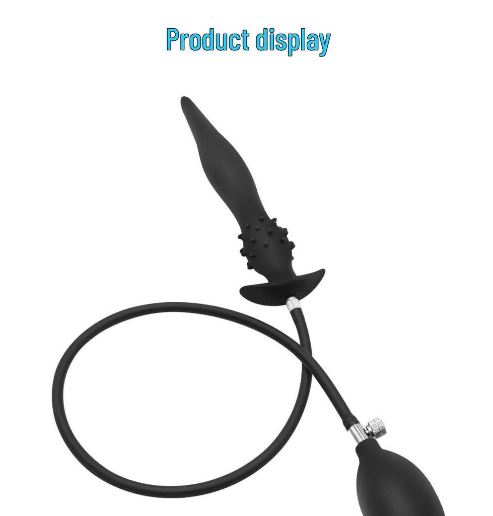 Large Inflatable Butt Plug & Prostate Dilator Toy