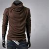 Halber Rollkragenpullover mit langen Ärmeln für Herren, koreanische Version der Kleidung, Herbst-Bodenhemd für Herren