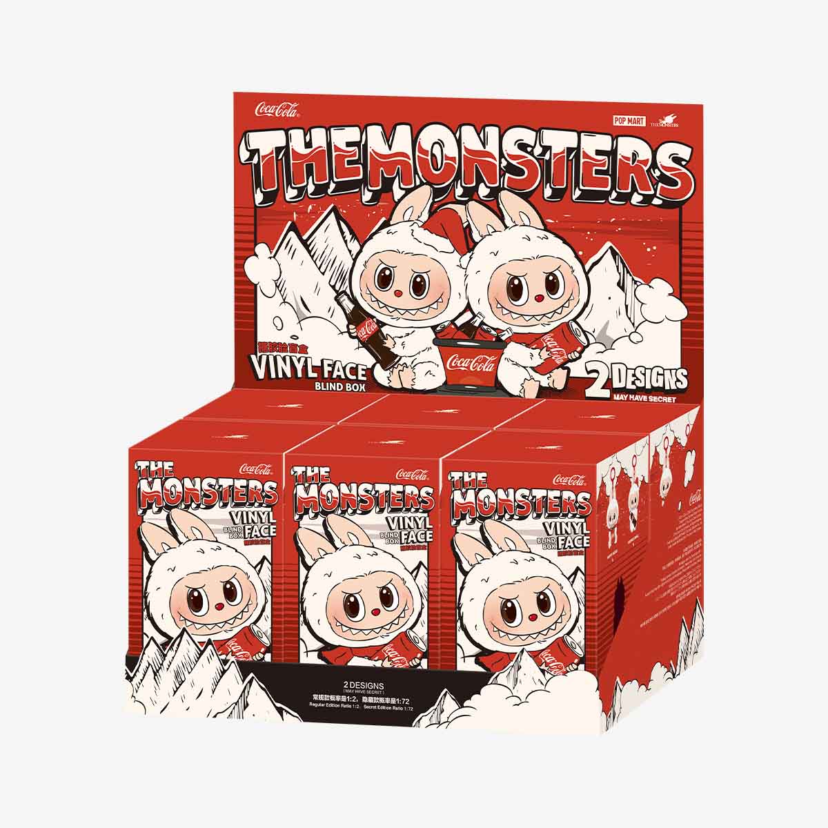 

POP Mart THE MONSTERS × Coca-Cola Серия Коллабораций - Фигурка из Винила в Тайной Коробке (Случайный стиль) Коллекционная художественная игрушка
