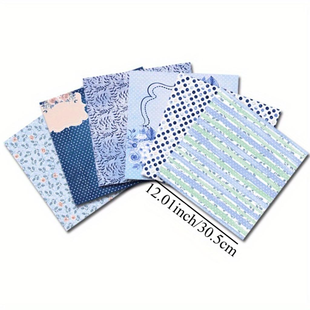 1PC 24 Sheets Cardstock Paper Pad 12"*12" Inches Cardmaking Paper Themed Single-sided Patterns Scrapbook Paper Printing Decorative Paper Craft Paper