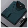 Men's High-End Business Casual Striped Long-Sleeve Polo for Spring & Autumn