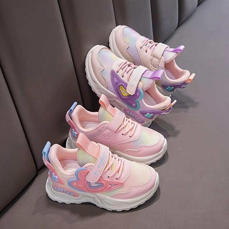 [New Girls Sports Shoes] Breathable Net Mesh Girls Sports Casual Shoes | Fashionable and Versatile Anti-slip New