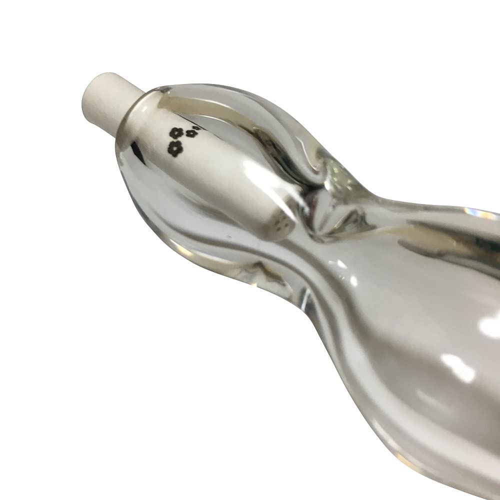 Actiwood Filter Glass Small [ActiTube/Tune Compatible] Heat-Resistant Pipe/Spoon (Long), Clear,