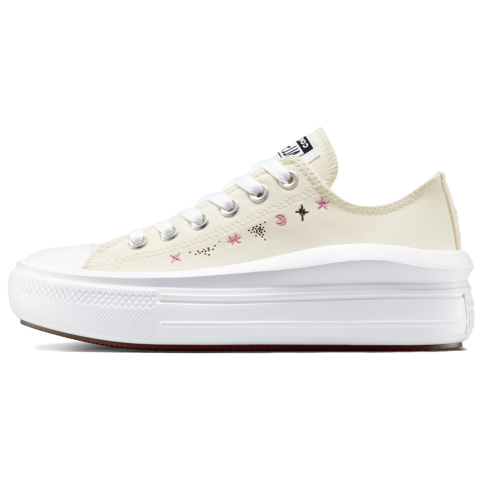 

Converse Chuck Taylor All Star Move Platform Low Celestial Women Sneakers Cream Egret White A16290C 38