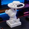 Creative Bear Storage Tray Decorations Jewelry Display Holder Fashion Desktop Accessory Home Decor
