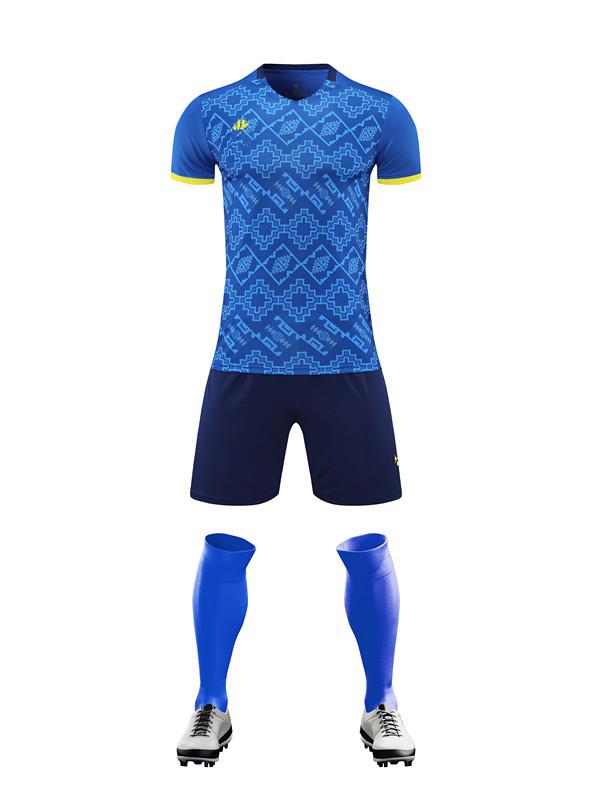 Training clothes Men and women Children Adult breathable quick-drying short-sleeved set Sports football jersey