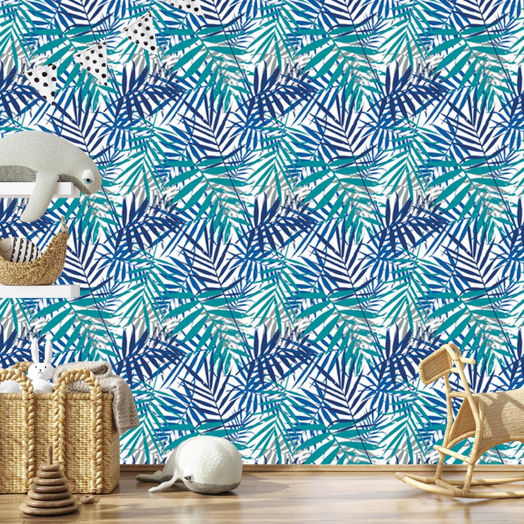 Palm Leaves Wallpaper for Living Room and Bedroom 50x1000
