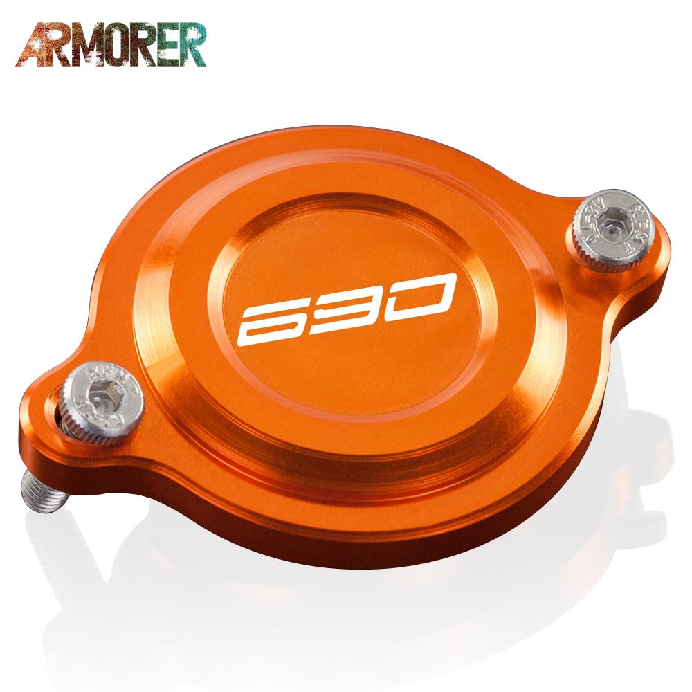 690 ENDURO R Engine Oil Filter Tank Cover Cap Motorcycle Accessories For KTM 690 DUKE R 690 SMC R SMCR 2008 -