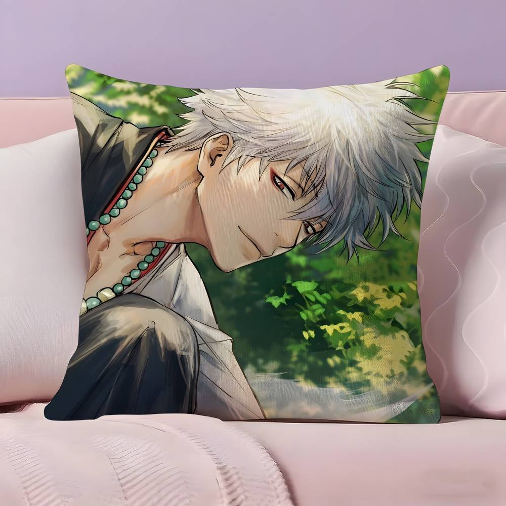 G-GINTAMA Anime Pillow Case  Ultra Soft Skin Friendly Fabric Cloud Like Comfort & Concealed Zipper