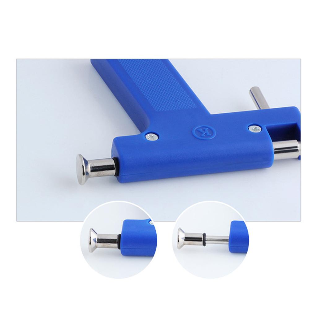 Zestaw do przekłuwania uszu, 98 szt., bezbolesne kolczyki ze stali tytanowej, bezpieczny, profesjonalny, wielofunkcyjny zestaw narzędzi do przekłuwania uszu