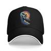 Washed Unisexs Baseball Cap The Great Wave Sports Snapback Caps Dad Hat Surfing Extreme Sports Golf Hats
