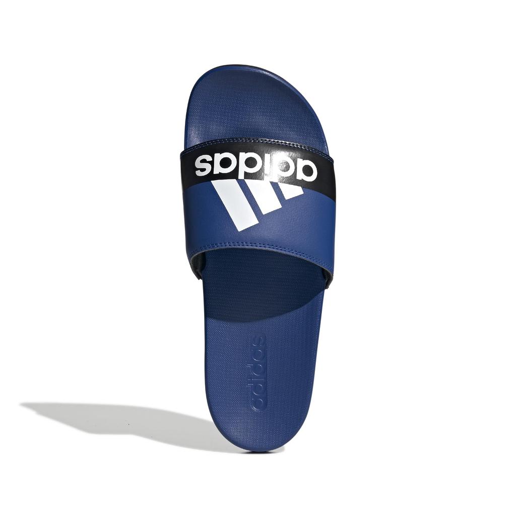 Adidas Adilette Comfort Sandals Team Royal Black Size Cm LEX99, Blue/Footwear White/Core (GV9713), 24.5