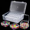 5sets (30 Small Inner Boxes +1 Large Outer Box=1 set) Bead Storage Nano Bead Accessory Storage Box Diamond Bead Transparent