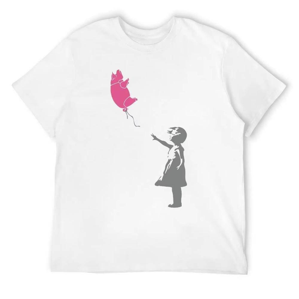 Pigballoon Graphic For Sale Tshirt Funny T-shirt Harajuku  Sports  Funny Joke Fitness Eur Size