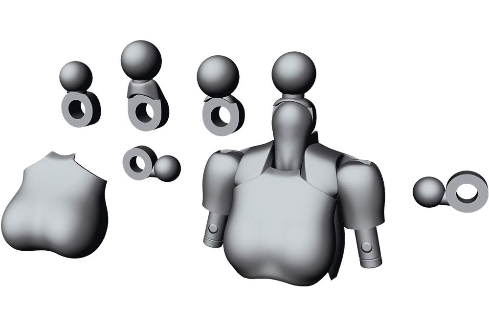 Kotobukiya Megami Device 01 Topy Přibližně 20mm Měřítko Plast KP594 M.S.G Sada, Černá, Vysoký, 1/1 Model,