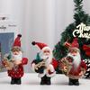 Cartoon Plush Santa Claus Christmas Desktop Ornament