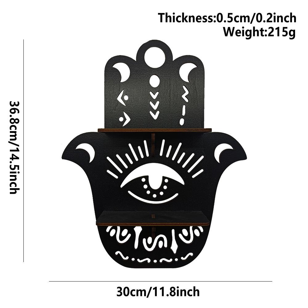 In-Stock American-Style Wooden Wall Shelf: Living Room & Bedroom Decorative Storage Bracket