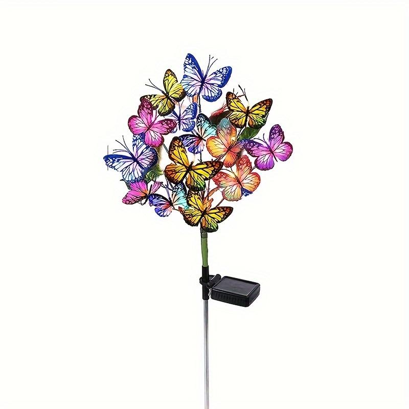 

Садовые светильники-бабочки на солнечных батареях, наружный декор - 14 реалистичных бабочек, 22 высококачественных светодиода, пластиковый материал, перезаряжаемая никелевая батарея 1 pc