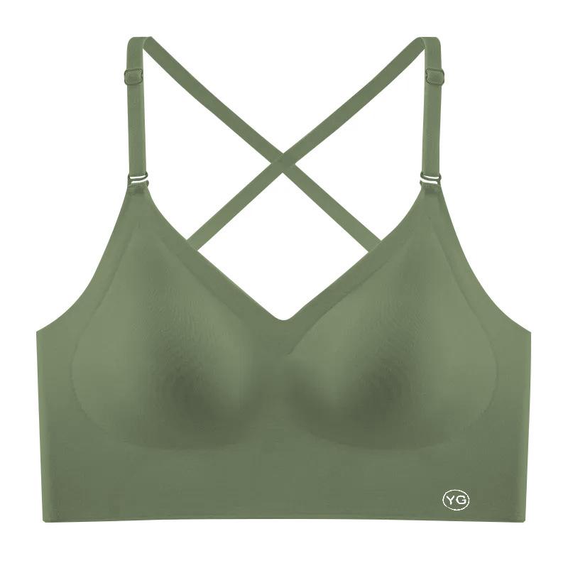 Women S U Back Bra Padded Push Up One Piece Tank Top