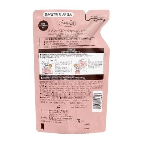 Daiichi Sankyo Healthcare Minon Baby Body Shampoo Refill, 300ml X 4 (4987107616043-4)