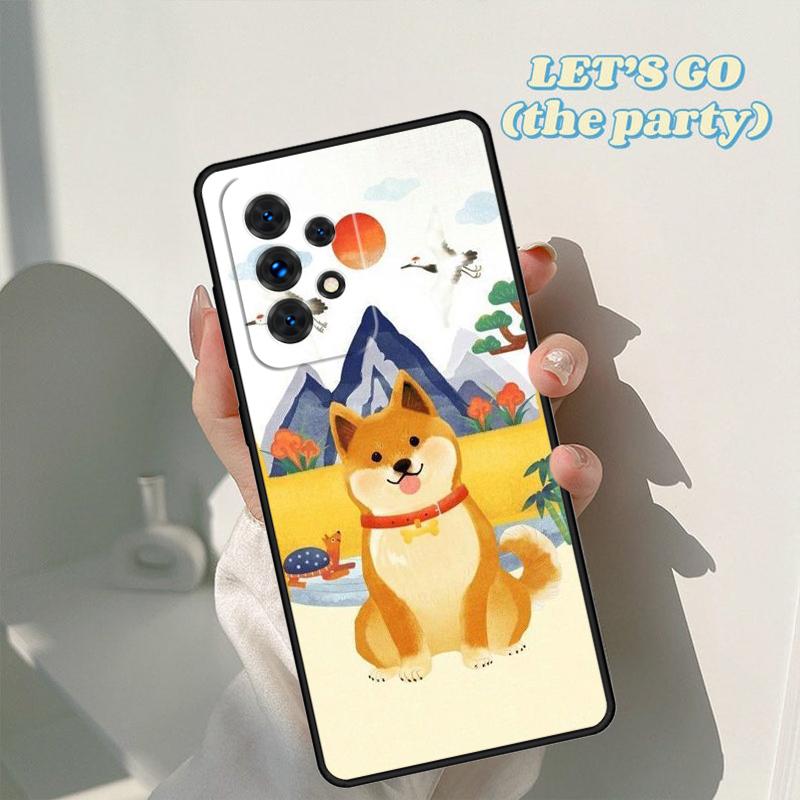 Custodia per telefono Cane Shiba Inu Animale Per Samsung Galaxy A42 A31 A40 A51 A71 A32 A80 A91 A52 A72 A73 A20e A21S A50 A70 A11 A12 Cover