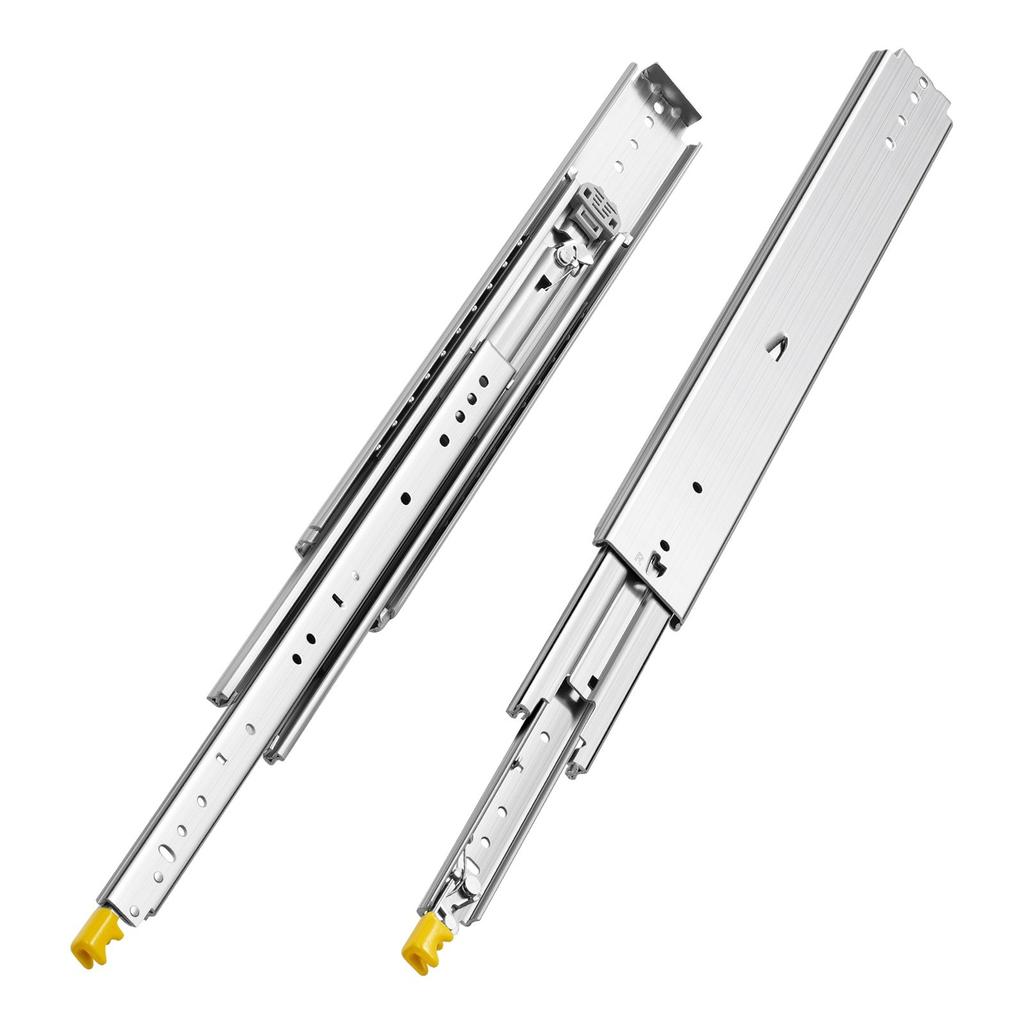 1 Pair 18-60 in Soft-Close Drawer Slides Ball Bearing Full Extension