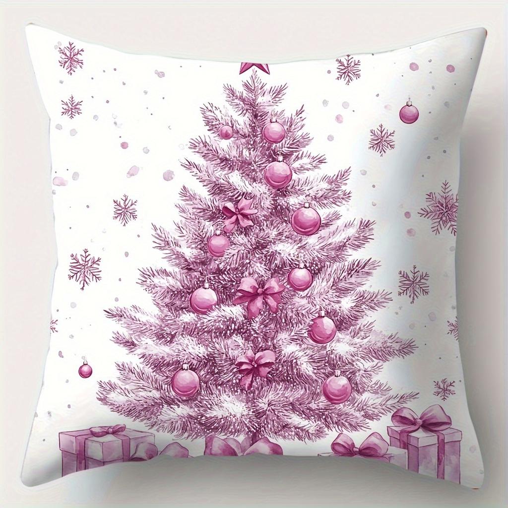 Christmas Decoration Pillowcase Gift Santa Claus Snowman Pillow Cover Living Room Sofa Cushion Suite Room Home Decoration