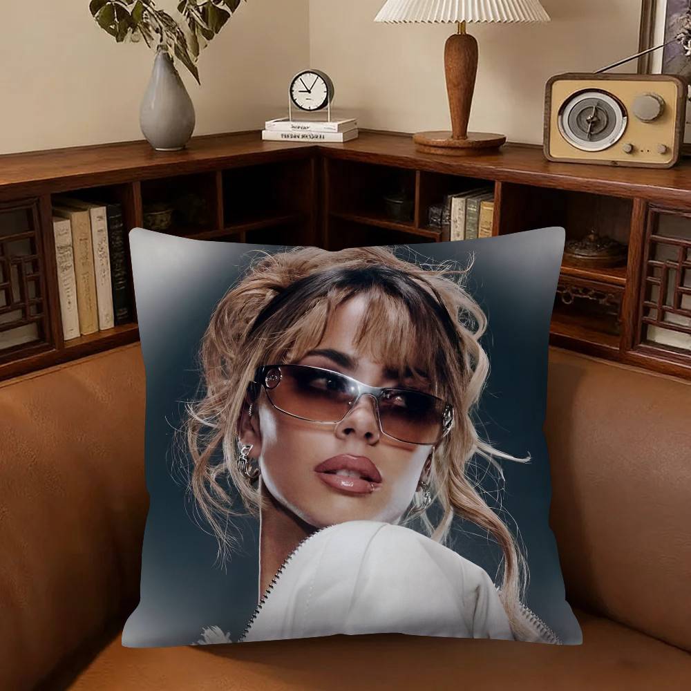 Singer MMartina SStoessel TINI Pillow Case Fashion Square Pillowcase Bedroom Sofa Room Ins Decoration Leisure