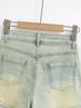 Women's High-Waisted Elastic A-Line American Retro Denim Shorts - Spring & Autumn