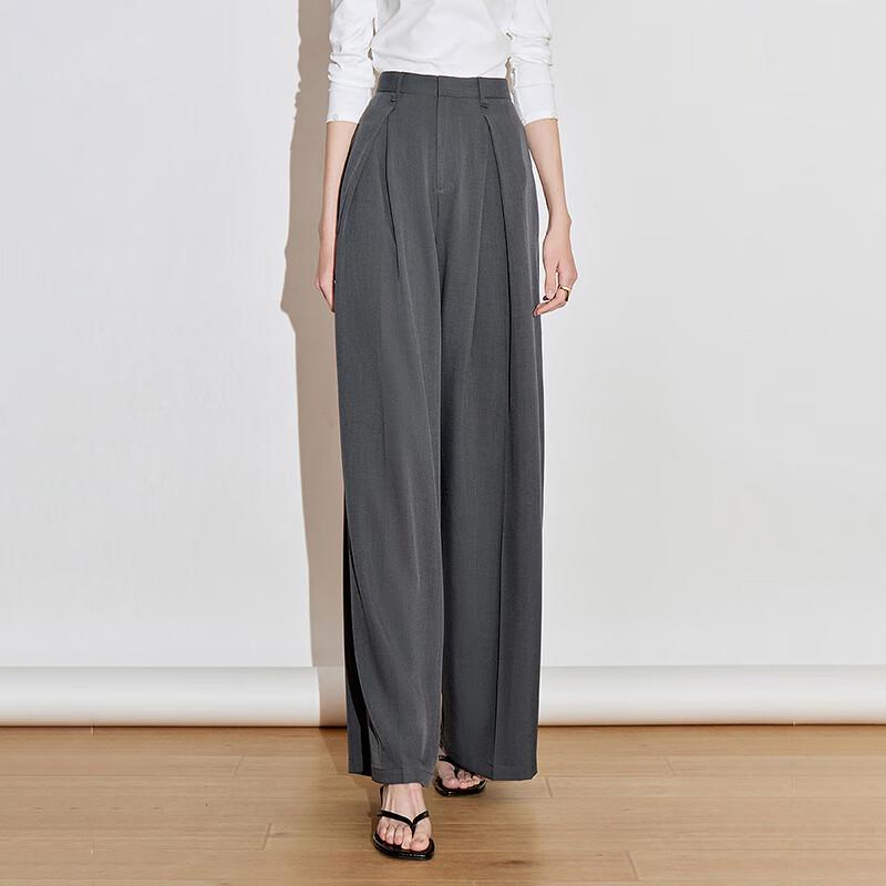Chuyu Women's Designed Slimming Wide-Leg Casual Pants