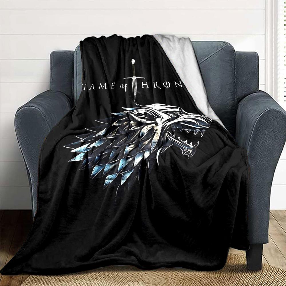 1pc Game of Thrones Blanket Lightweight Flannel Throw for Sofa Bed Travel Camping Livingroom Office Couch Chair 1135KK