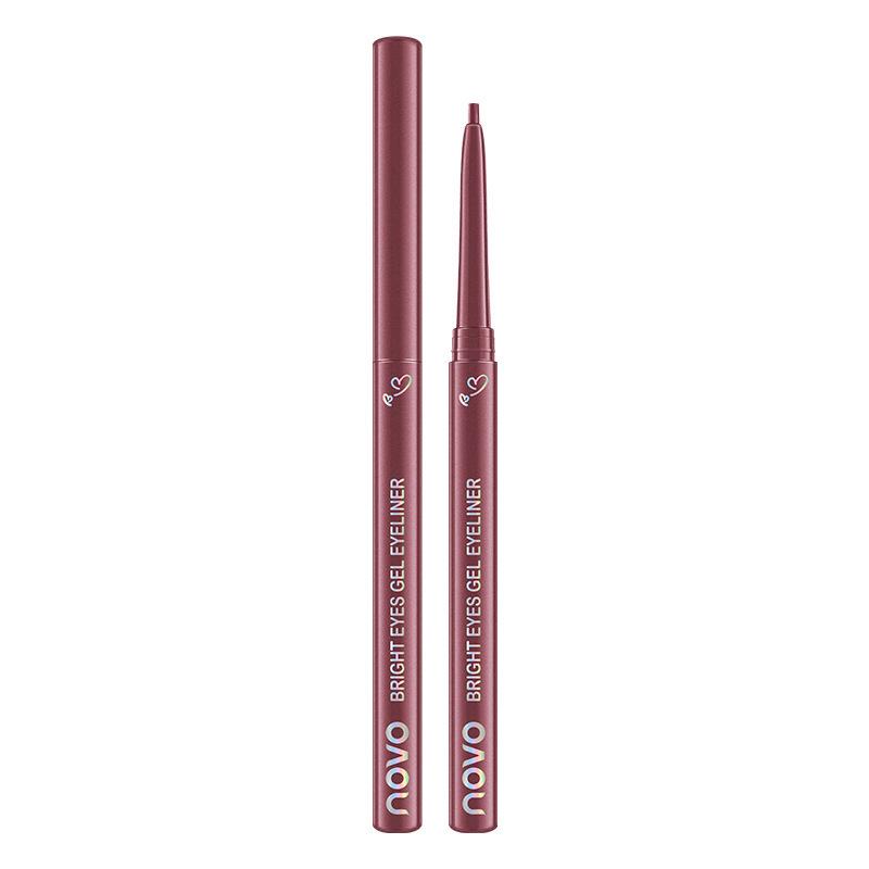 Novo Waterproof Sweatproof Long-Lasting Eyeliner - No Smudge, Ultra-Fine Tip for Students & Beginners, Ideal for Inner Corner Highlighting