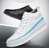 Summer Fashion 8CM Height Boost Men's Hidden Heel Korean Style British Trend Casual Skate Shoes