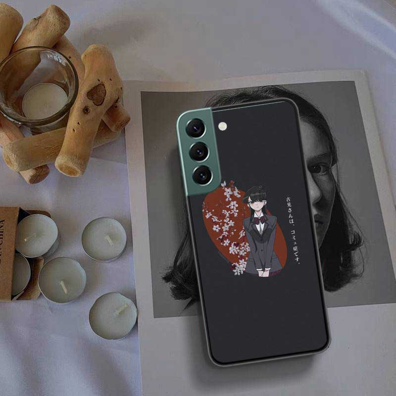 Anime Komi Shouko Cant Communicate Phone Case For Samsung Galaxy Note 20 Ultra 10 Lite 9 8 M11 M12 M21 M30S M31 M32 M51 M52 J8 J