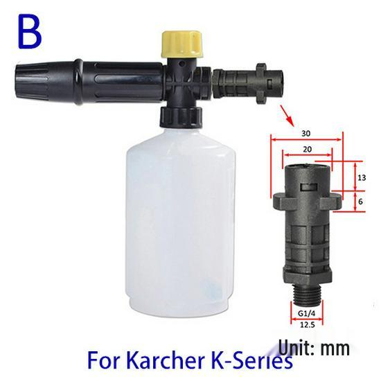 High-Pressure Foam Sprayer for Home and Car Wash - Water Spray Gun Nozzle with PA Pot
