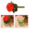 Rose Plush Toy Realistic Flower Design Soft Healing Never Withering Imitation Rose Flower Emotional Companion Toy