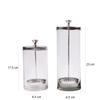 Barber Disinfectant Jar Comb Sterilization Tank Glass Disinfecting Canister Nail Tool Hairdresser Supplie Salon Sterilize Bottle