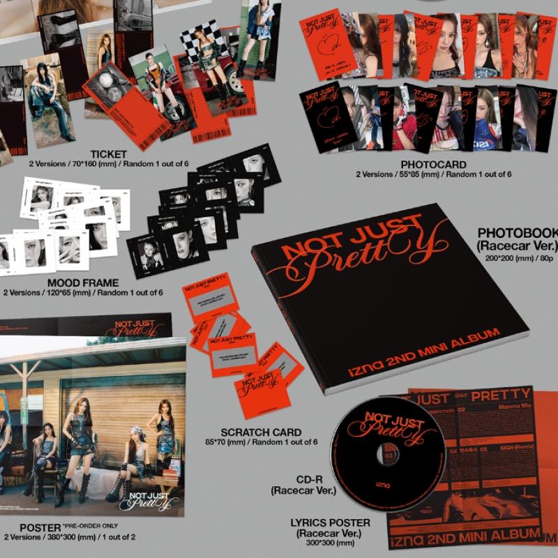 Izna   Not Just Pretty   Mini Album Set 2nd  Photobook Ver. 