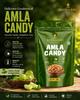 ROOTS & RAYS ORGANIC Amla Candy | 100% Natural Indian Gooseberry Candy | Rich In Vitamin C for Immunity, Digestion & Daily Wellness | Sweet & Tan