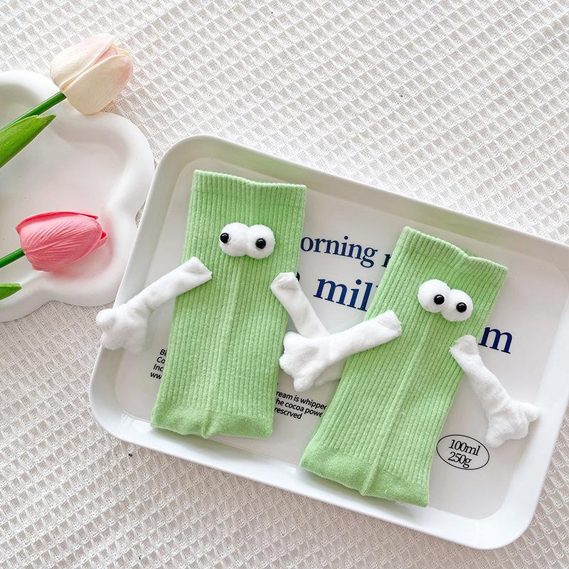 Funny Magnetic Holding Hands Socks, Novelty Socks, Couple Socks, Halloween and Christmas Gifts