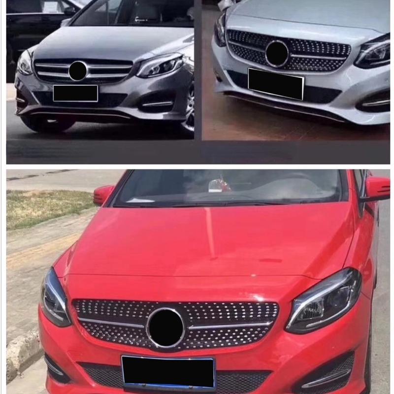 Front Bumper Grille Grill Mask Grid Body Kit Tuning Accessories For Mercedes Benz B Class W246 2012-2019 B180 B200 B220 B260