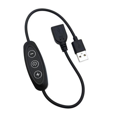 8-Level Dimming USB Dimmer Switches 3 Key Control Power Cable New LED Light Dimming
