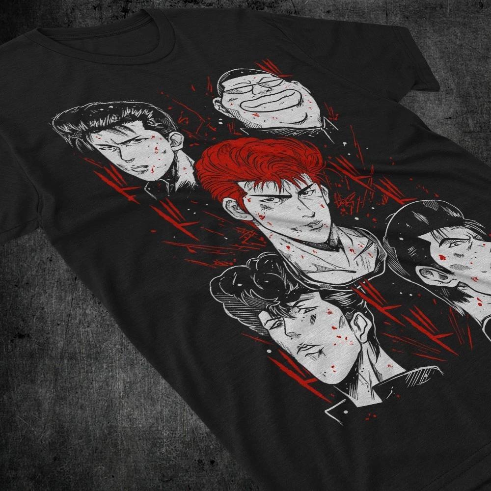 Slam Dunk Tshirt Slam Dunk Team Basketball Anime Sport Unisexga All Size S