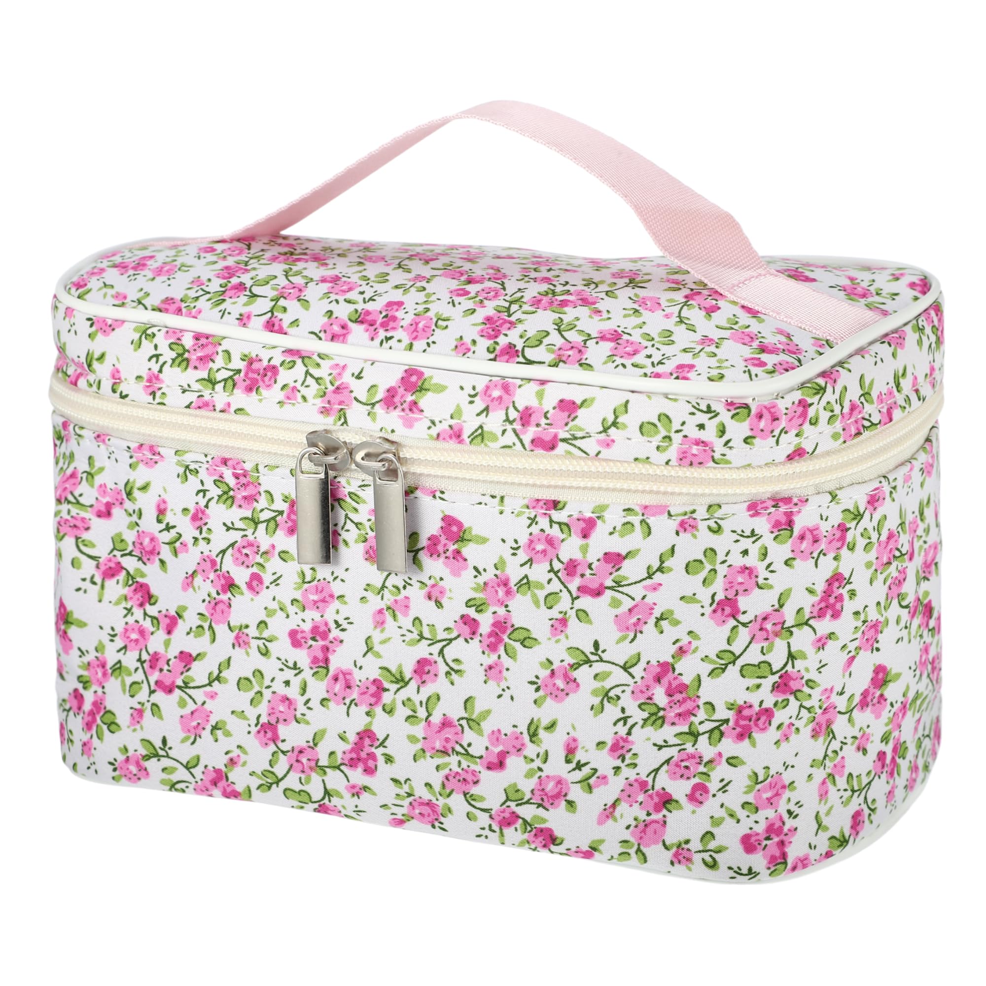 

VOCOSTE Makeup Storage Large Stylish and Rose Red Women s Pouch, Box, Capacity, Cute, Travel-Friendly,