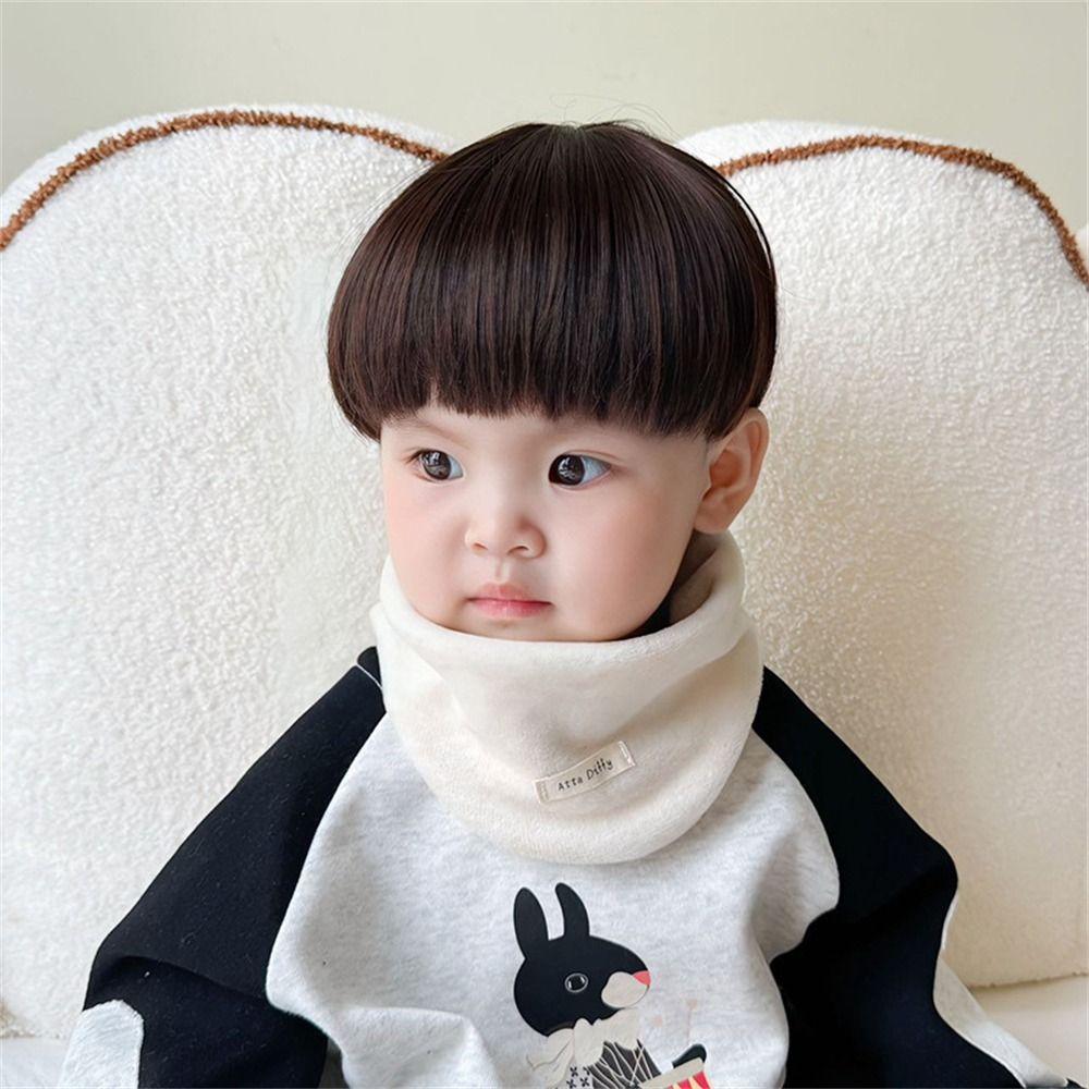 Soft Kids Scarf Velvet Thick Neckerchief Cute Neck Warmer  Winter
