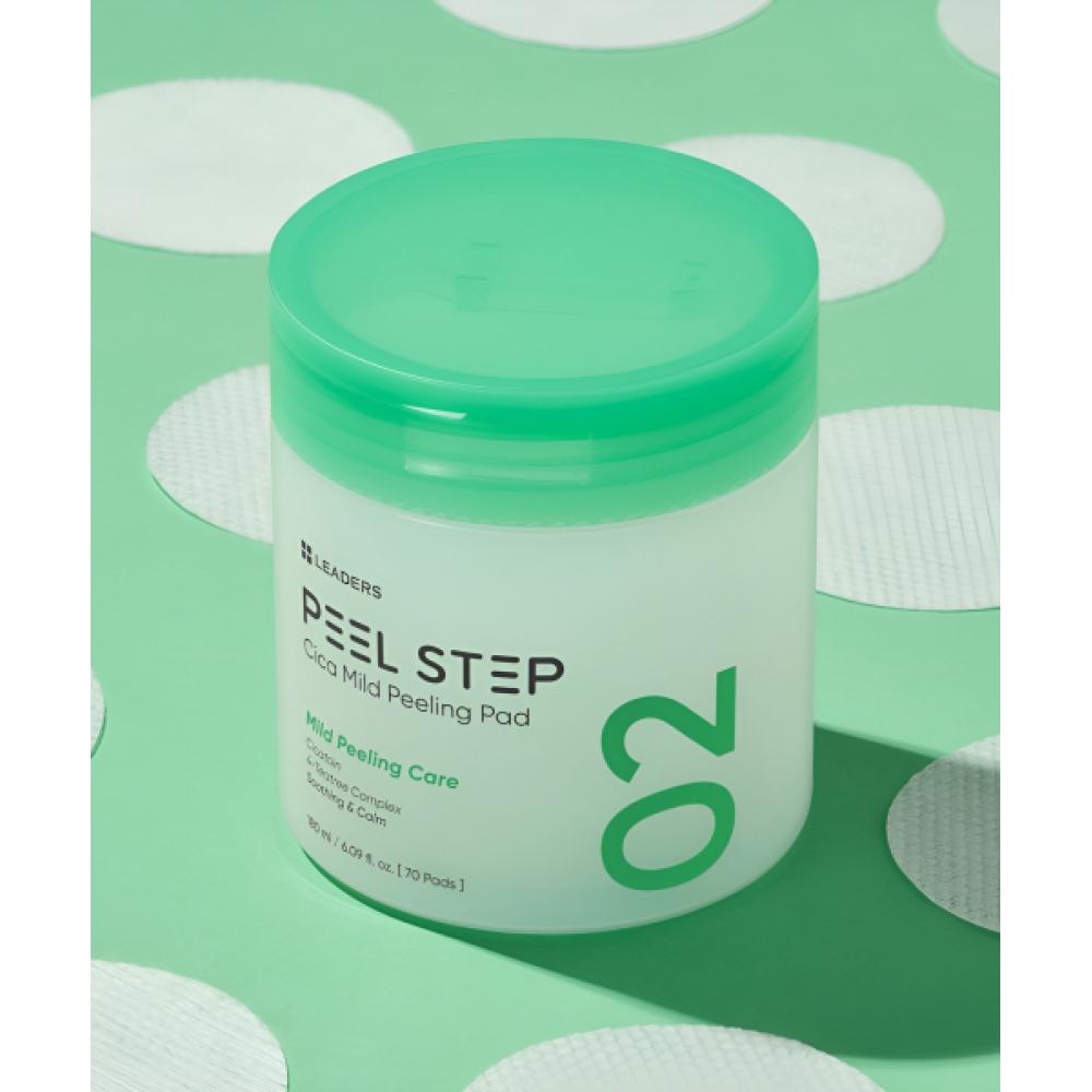 

Leaders Cosmetics Leaders Pilstep Cica Mild Peeling Pad 180ml 70 Sheets NONE